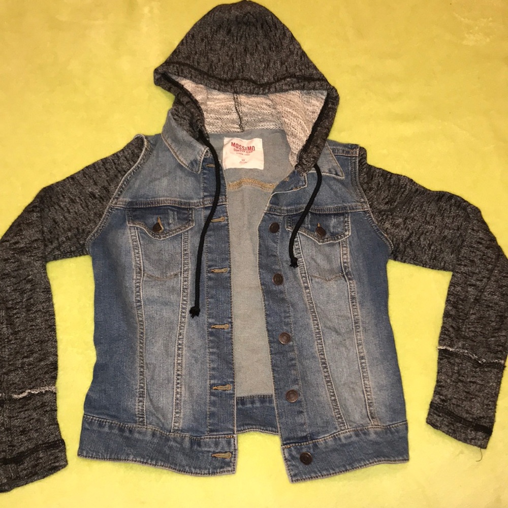 Jean sweatshirt combo jacket - Mossimo -